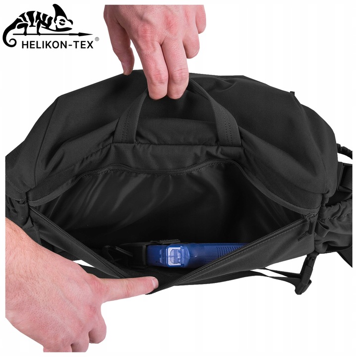 TORBA NA RAMIĘ MIEJSKA URBAN COURIER BAG MEDIUM 9,5L HELIKON Black