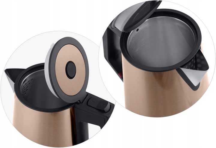 CZAJNIK ELEKTRYCZNY BEZPRZEWODOWY MODNY 1,7L BERDSEN 2200W