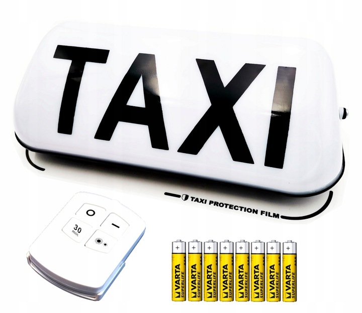 LAMPA KOGUT TAXI LED NA PILOTA + FOLIA OCHRONNA