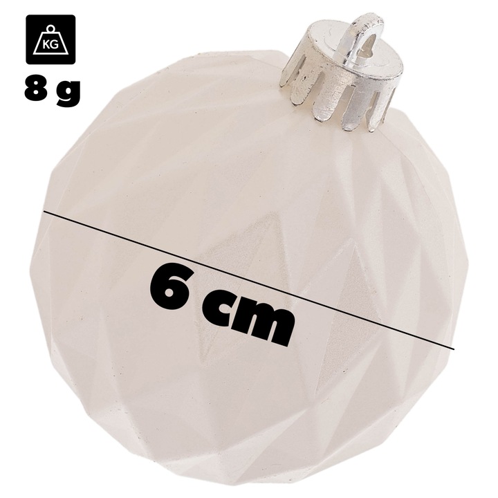 BOMBKI CHOINKOWE NIETŁUKĄCE BOMBKA NA CHOINKĘ OZDOBY ŚWIĄTECZNE ZESTAW 16x