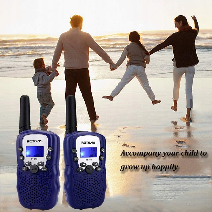 Retevis RT388 krótkofalówki dla dzieci PMR446 Prezenty dla Dzieci 8 kanałów