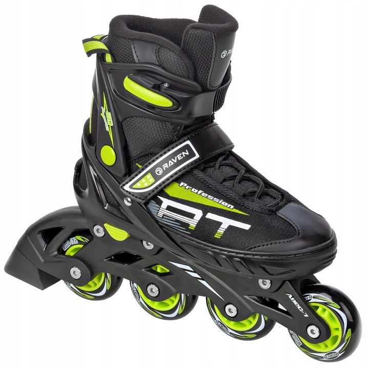 Rolki Regulowane RAVEN Profession Black/Lime 31-35