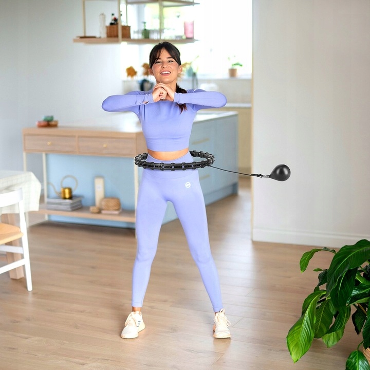 HULA HOP ODCHUDZAJĄCE Z OBCIĄŻENIEM OBCIĄŻNIKIEM SMART WYPUSTAKAMI HULAHOP