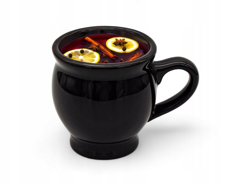 Komplet 2x KUBEK kamionkowy DO GRZAŃCA na grzane wino piwo zestaw do wina