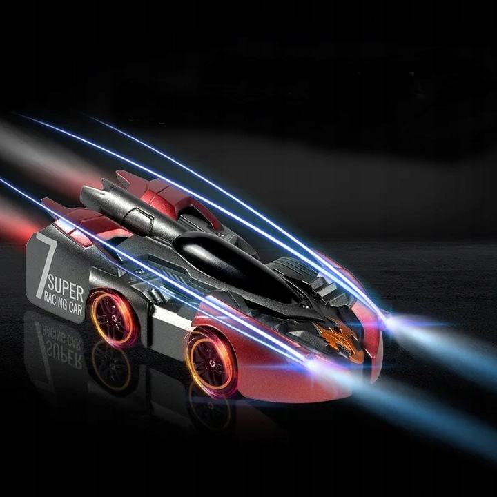 SAMOCHÓD JEŹDZĄCY PO ŚCIANACH ŚCIANIE SUFICIE ZDALNIE STEROWANY AUTO