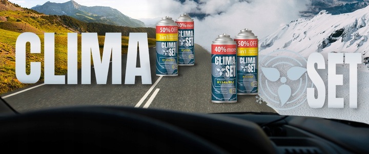 Gaz do klimatyzacji R134a 626g XL z przewodem ClimaSet