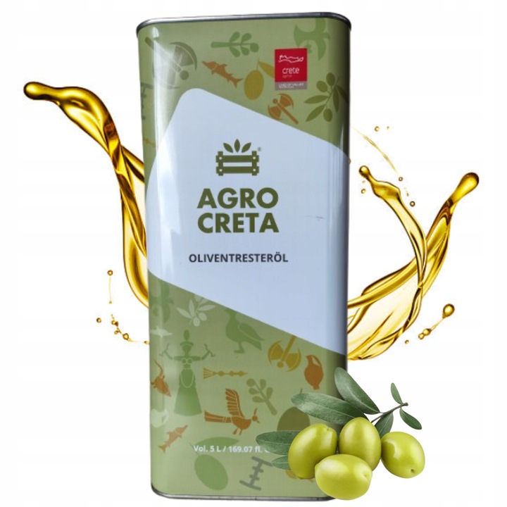 Oliwa z oliwek do smażenia pomace grecka z Krety 5l