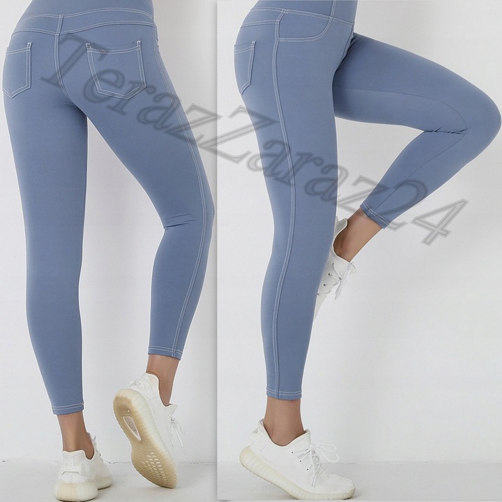 LEGGINSY BEZSZWOWE ELASTYCZNE GETRY bambus XL/2XL