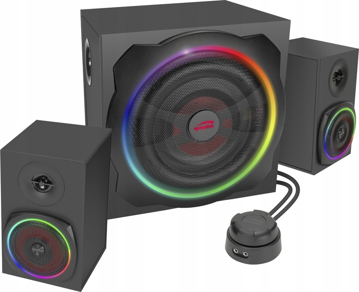 GŁOŚNIKI Speedlink GRAVITY RGB 2.1 120W + Bluetooth