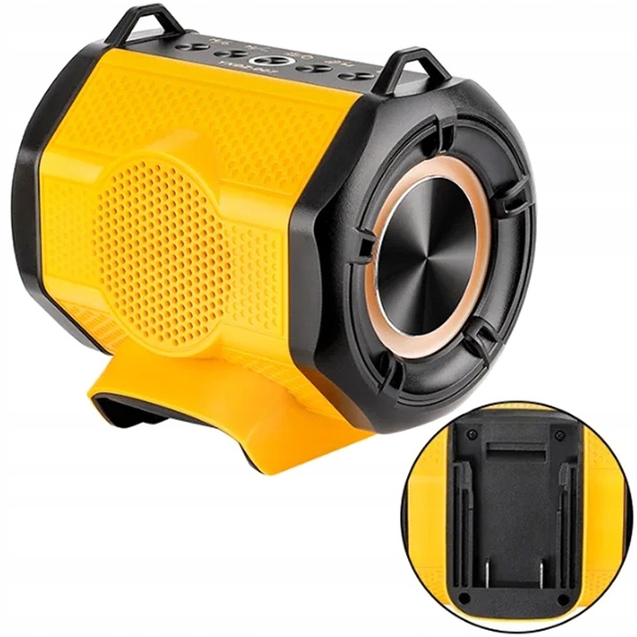 RADIO GŁOŚNIK DEWALT BLUETOOTH AKUMULATOR 18V 20V