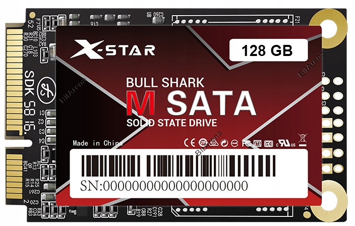 Dysk SSD X-Star Bull Shark 128GB mSATA