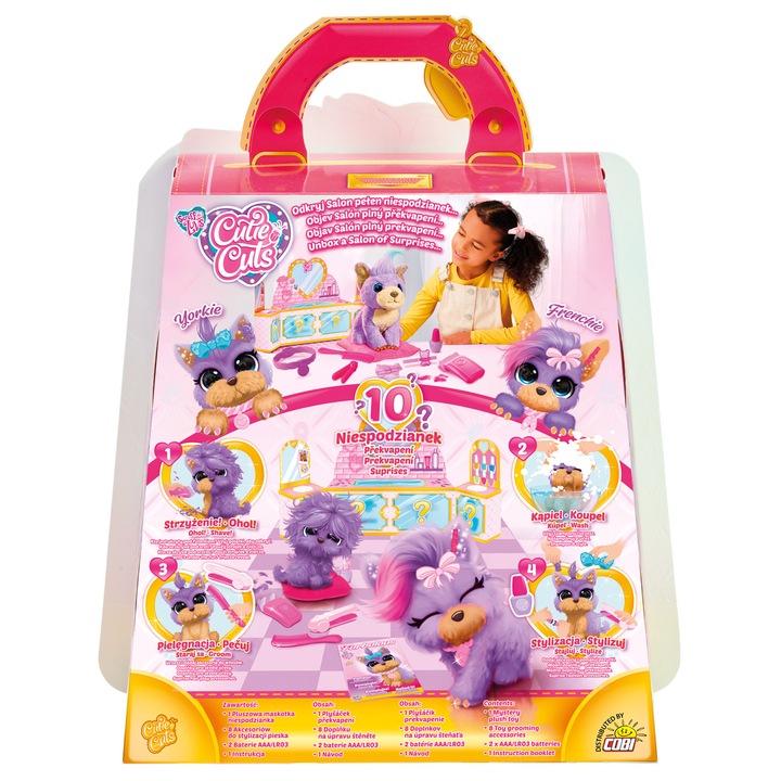 Cutie Cuts LLP Piesek Fioletowy