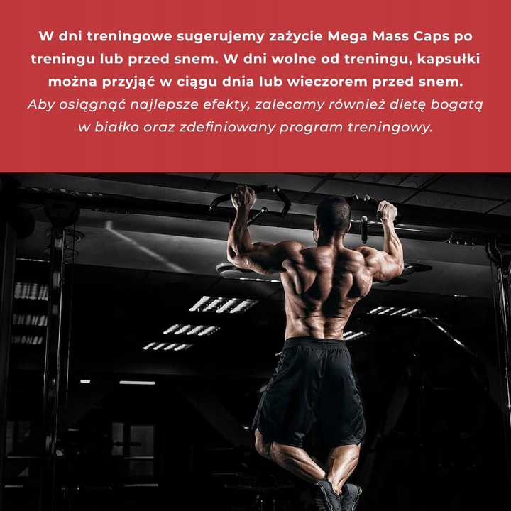 Weider Mega Mass Caps | 120 kapsułek