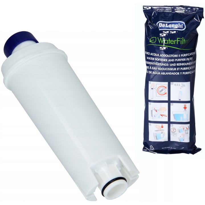 2x FILTR WKŁAD WODY do EKSPRESU ORYGINAŁ DeLonghi SER3017 DLS C002