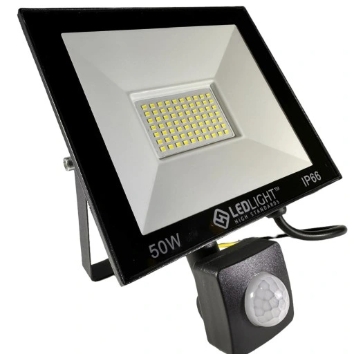 HALOGEN Naświetlacz LED SLIM CZUJNIK RUCHU zmierzchu reflektor z czujnikiem