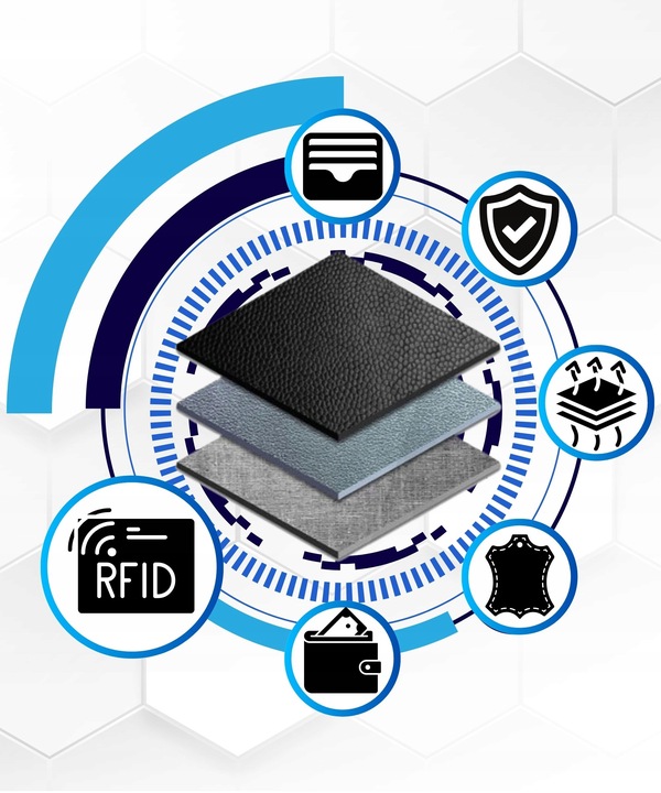 Portfel skórzany męski PETERSON pojemny RFID + brelok pudełko prezent