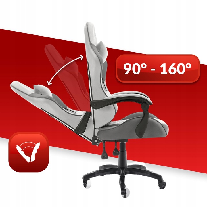 FOTEL GAMINGOWY DLA GRACZA BIUROWY HELL'S