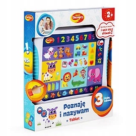 Zabawki interaktywne - Tablet Poznaję i Nazywam, dla dzieci, 2 lata+, Dumel
