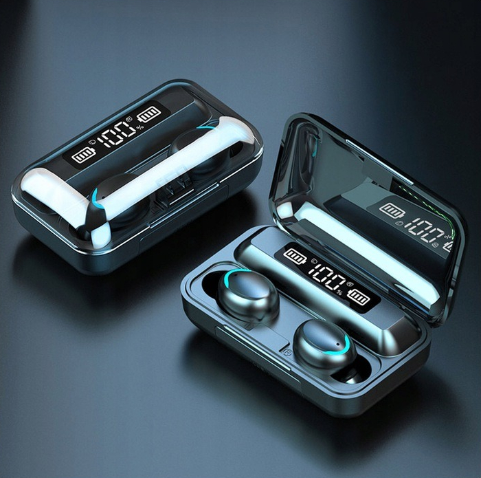 SŁUCHAWKI BEZPRZEWODOWE Z BLUETOOTH POWERBANK