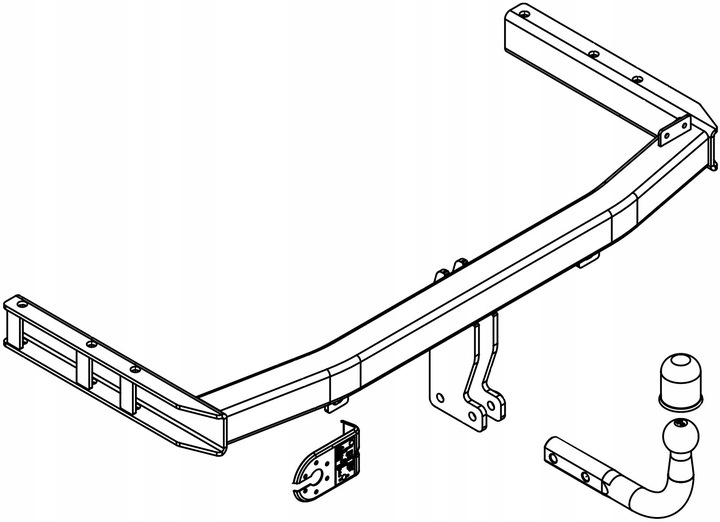 Hak holowniczy+WIAZKA 13pin Audi A4 B6 2000-2008r