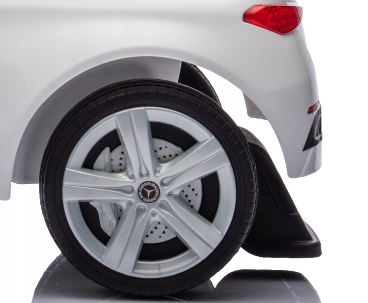 Mercedes C-Class Pojazd Z Rączką Dla Dzieci Jeźdźik Autko Pchacz Biały 12m+