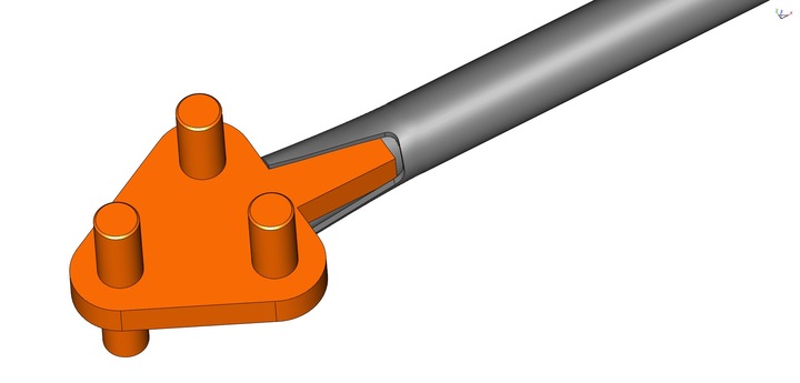 Klucz giętarka do gięcia prętów 6-16 KGR-2