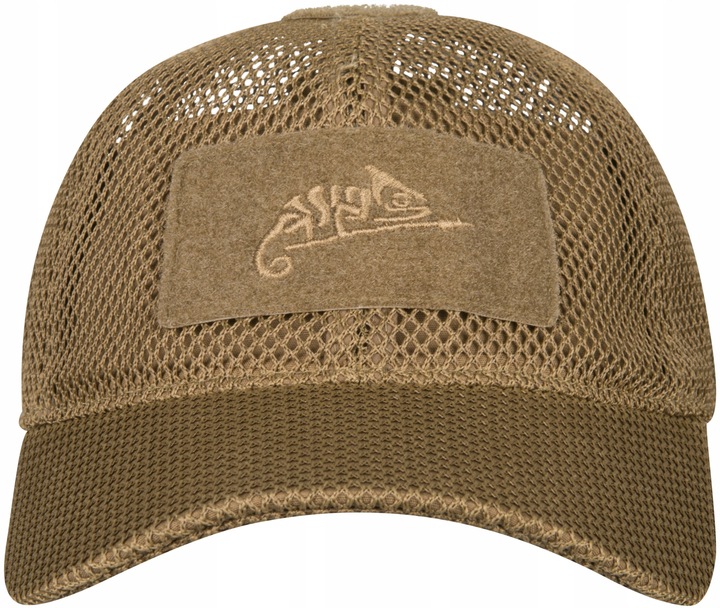 Czapka z Daszkiem Helikon Mesh Bejsbolówka Siatka Regulowana Brązowa Coyote