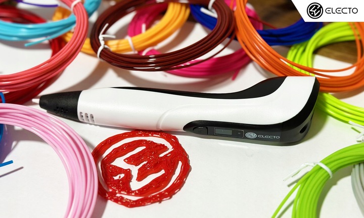 DŁUGOPIS 3D DLA DZIECI WERSJA PRO DRUKARKA MAGICZNY 3D + WKŁADY 160 METRÓW