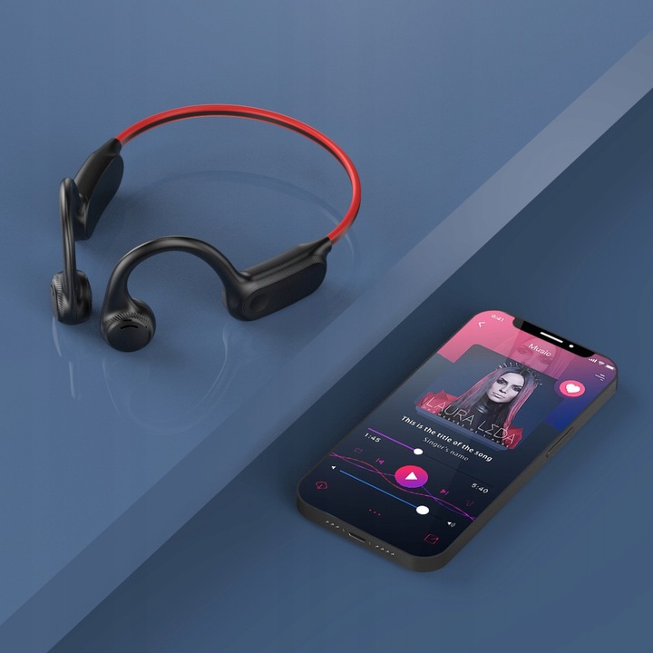 Bezprzewodowe kostne Bluetooth 5.2