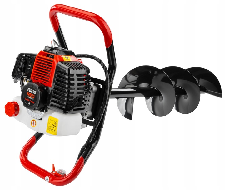 WIERTNICA GLEBOWA ŚWIDER SPALINOWY 6KM + 3 WIERTŁA ŚWIDRY PRZEDŁUŻKA 3 X OL