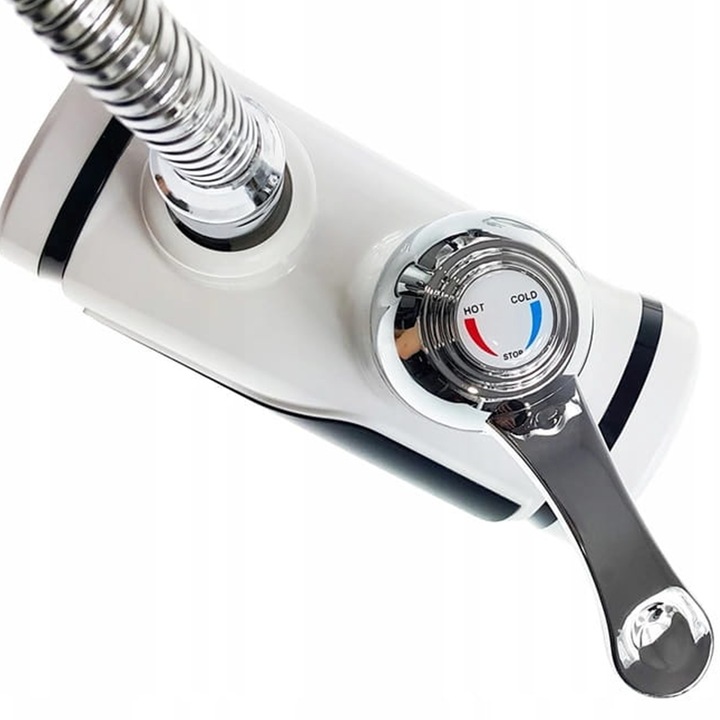 ELEKTRYCZNY PRZEPŁYWOWY PODGRZEWACZ WODY FLEX Z LCD GIĘTKIM KRANEM KUCHENNY