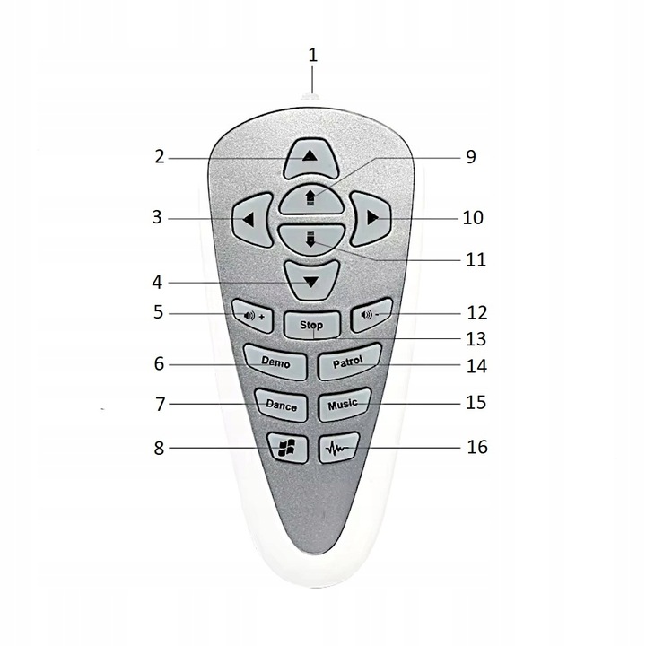 INTELIGENTNY ROBOT RC ZDALNIE STEROWNY GESTEM PILOTEM PROGRAMOWANIE PREZENT