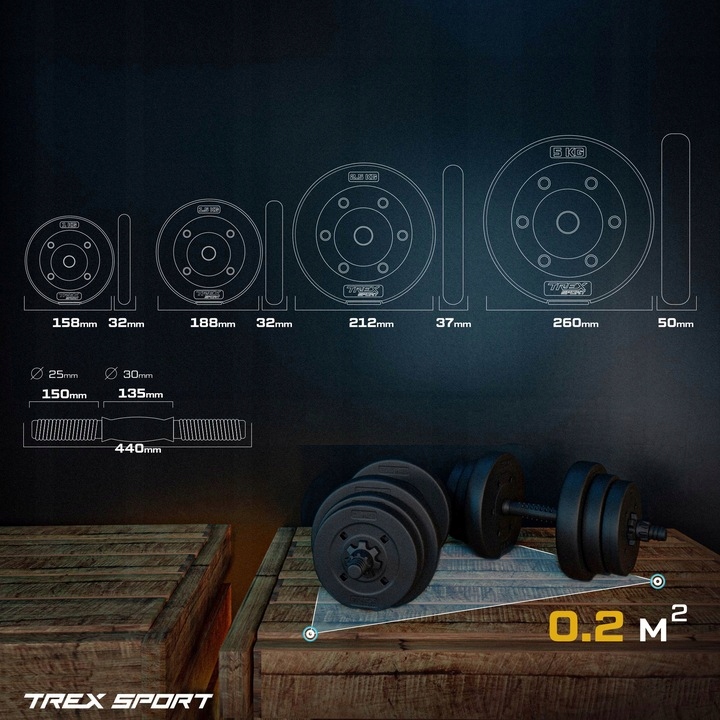 HANTLE REGULOWANE 20KG ZESTAW HANTLI BITUMICZNE SOLIDNE 2x10 KG