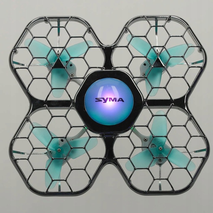 DRON RC SYMA X26 PRO - AKROBACJE LED WIFI ZAWIS - UNIKA PRZESZKODY DUŻY AKU