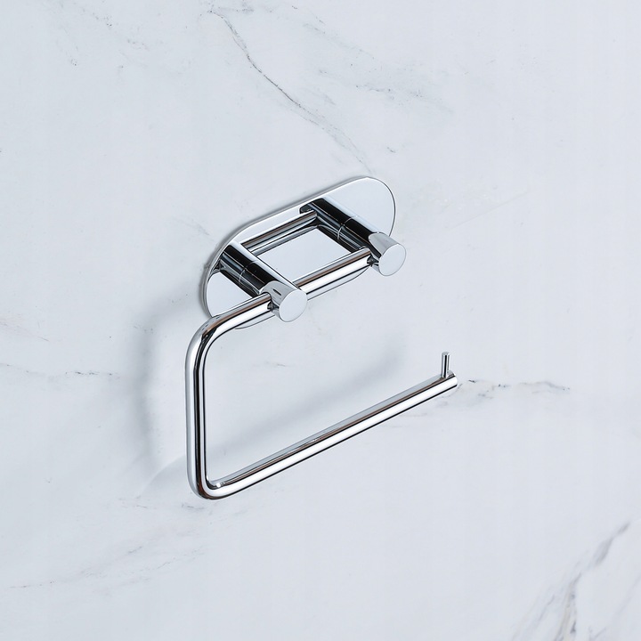 Uchwyt na papier toaletowy chrom samoprzylepny