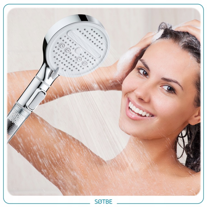 Słuchawka prysznicowa oszczędzająca 60% 6l/min Główka Rączka do prysznica