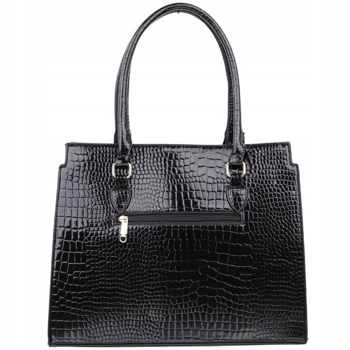 Torebka damska shopper na ramię WIZYTOWE SHOPPERKI MIEJSKIE KLASYCZNE