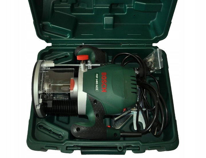 FREZARKA POF 1400 ACE BOSCH + WALIZKA + 7 frezów