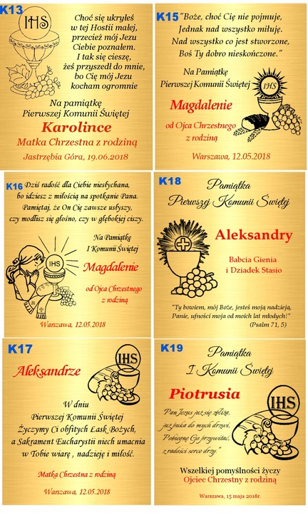 Złoty Łańcuszek z Medalikiem 925 Matka Karmiąca Chrzest Komunia Grawer