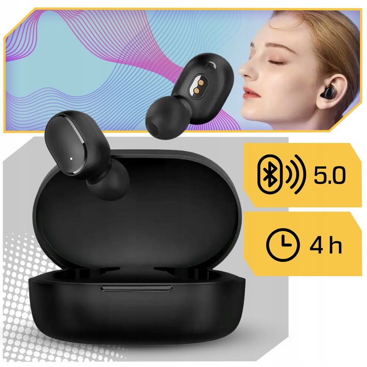 SŁUCHAWKI BEZPRZEWODOWE XIAOMI EARBUDS BASIC 2 + POWERBANK GRATIS