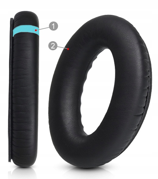 NAUSZNIKI PADY GĄBKI PODUSZKI DO BOSE QC45 QC35 I II QC25 QC15 QC2 AE2 TESA