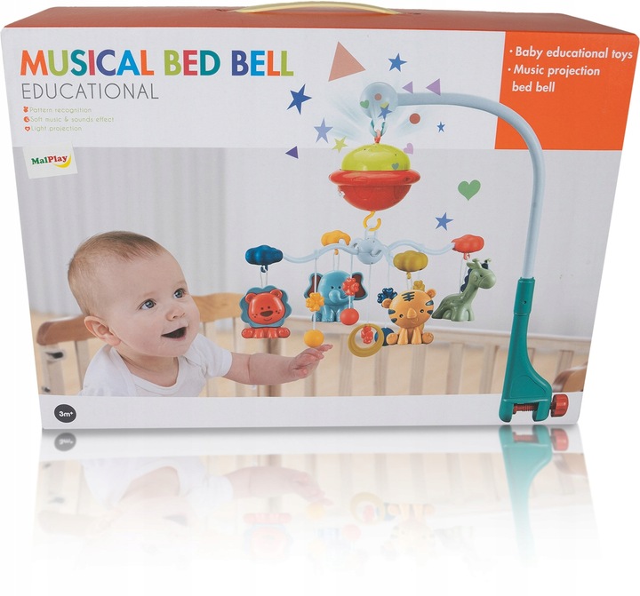 KARUZELKA KARUZELA DO ŁÓŻECZKA PROJEKTOR POZYTYWKA Z PILOTEM DLA DZIECI