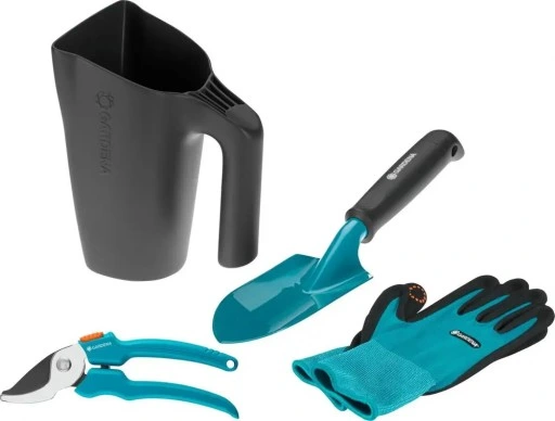 Zestaw narzędzi ogrodniczych z konewką GARDENA