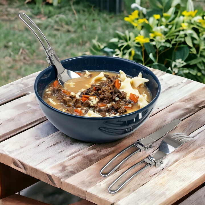 SZTUĆCE TURYSTYCZNE KEMPINGOWE NIEZBĘDNIK POD NAMIOT BIWAK SKŁADANE