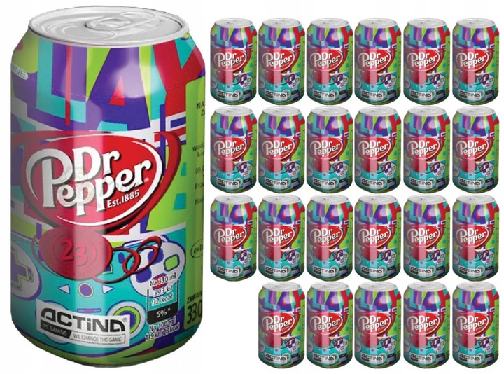 24 x Dr Pepper Napój gazowany 330 ml