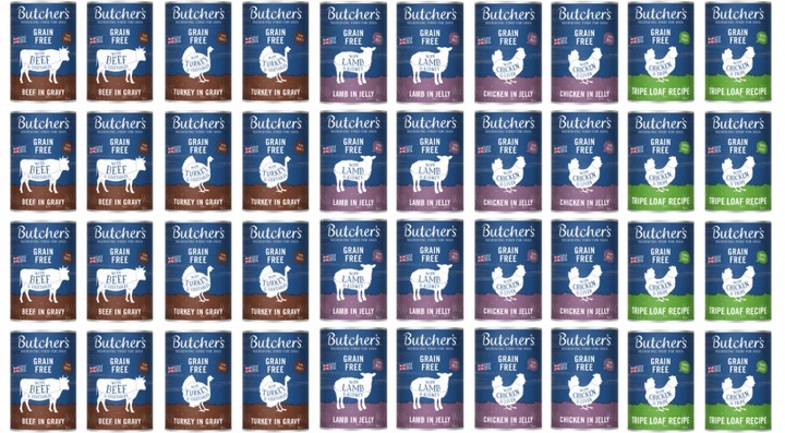 Mokra karma dla psa Butcher's Original mix smaków 40x400g