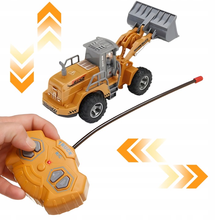 ZABAWKA DLA DZIECI BULDOŻER SPYCHACZ KOPARKA STEROWANA NA PILOT |WIEK 3+|