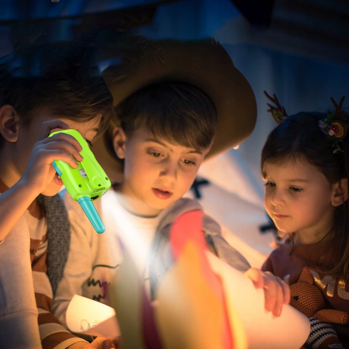 WALKIE TALKIE DLA DZIECI KRÓTKOFALÓWKA ZESTAW 2SZT ŁOKI TOKI DUŻY ZASIĘG