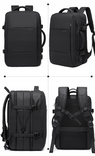 Plecak na laptopa torba podróżna bagaż podręczny USB 17,3''' I076