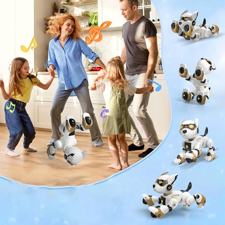 ROBOT PIES ZDALNIE STEROWANY INTERAKTYWNY DO ŚPIEWANIA I TAŃCZENIA